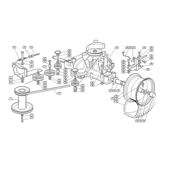 Gear Box for Stihl/ Viking MT 785 Ride on Mowers