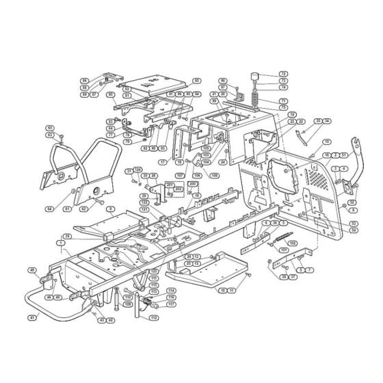 Frame  for Stihl/ Viking MT 785 S Ride on Mowers