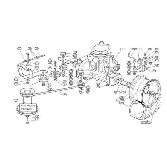 Gear Box for Stihl/ Viking MT 785 S Ride on Mowers