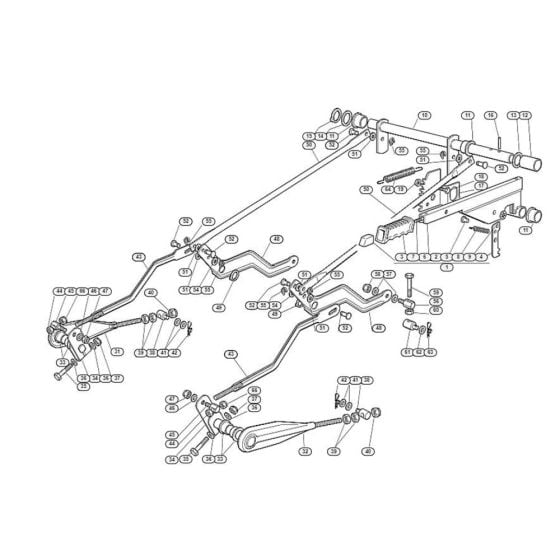 Height Adjustment  for Stihl/ Viking MT 785 S Ride on Mowers