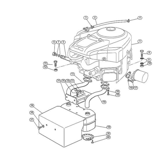 Engine  for Stihl/ Viking MT 790 Ride on Mowers