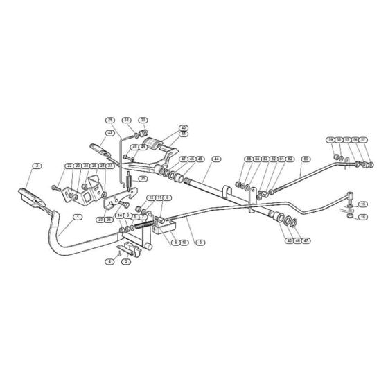 Brake and Gearbox Control  for Stihl/ Viking MT 795 Ride on Mowers