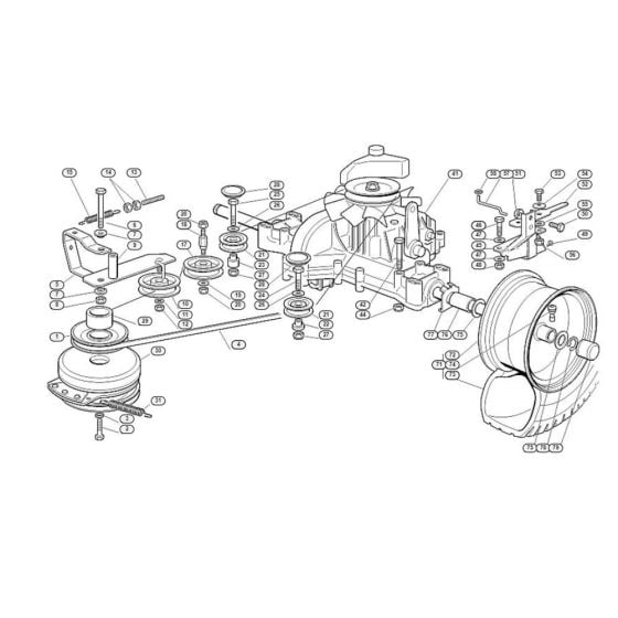 Gear Box for Stihl/ Viking MT 795 Ride on Mowers