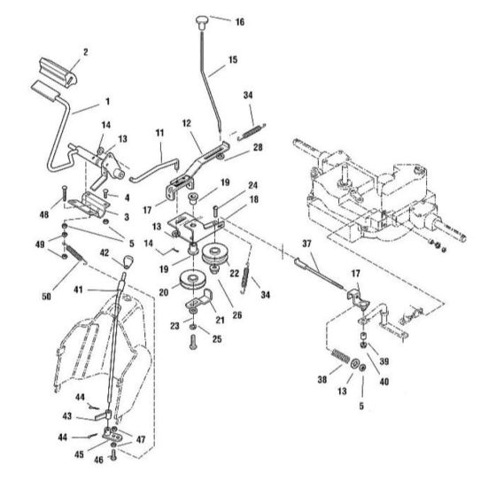 Brake & Gearbox Control Assembly