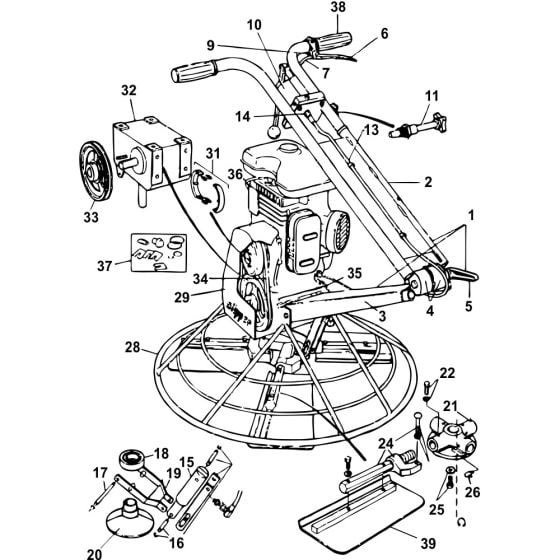 Clipper MTA36 Power Float Spares