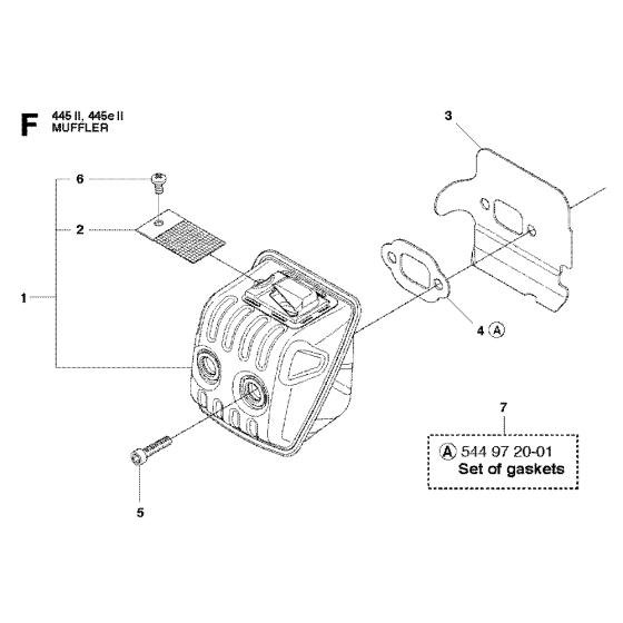 Muffler Assembly for Husqvarna