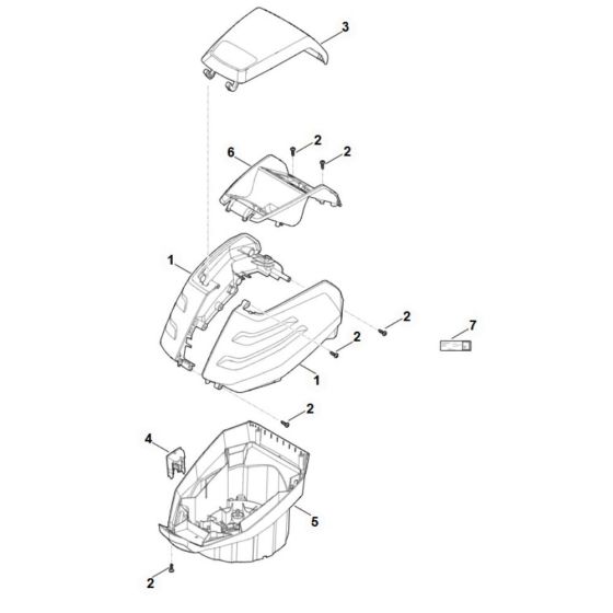 Housing Assembly for Stihl MVP 850.0