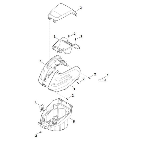 Housing Assembly for Stihl MVP 850.0 S