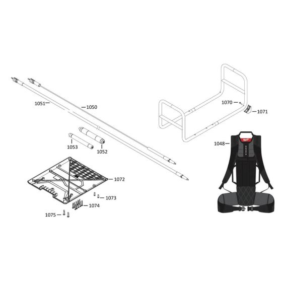 Milwaukee MXFCVBP Vibrator Assembly
