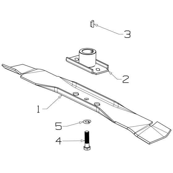 Blade Assembly for Morrison Mower