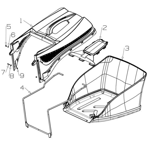 Catcher Assembly for Morrison Mower
