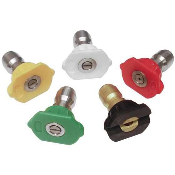 5 Assorted Quick Release Pressure Washer Nozzles - Size: 050