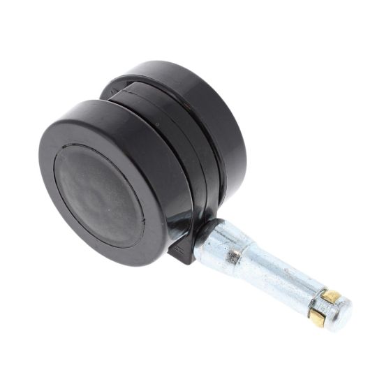Twin Castor Runner Wheel 50mm Long Shaft for Numatic Henry Vacuums - 204111