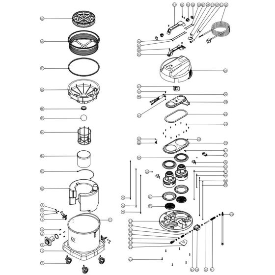 Numatic CTD572 Assembly