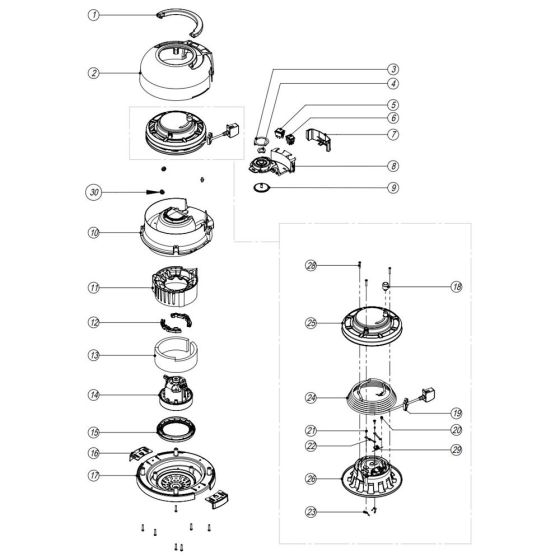 Motor Cover Assembly for HET160