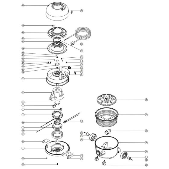 Numatic HVR200P Assembly