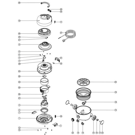 Numatic HVX200 Assembly