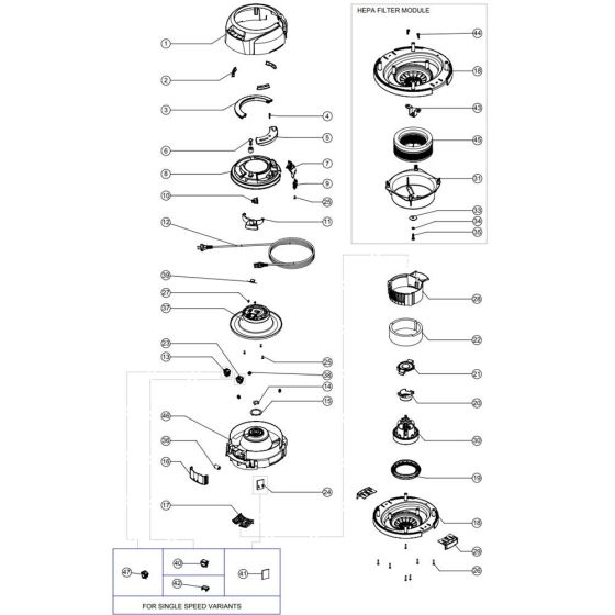 Numatic PPH320 Assembly