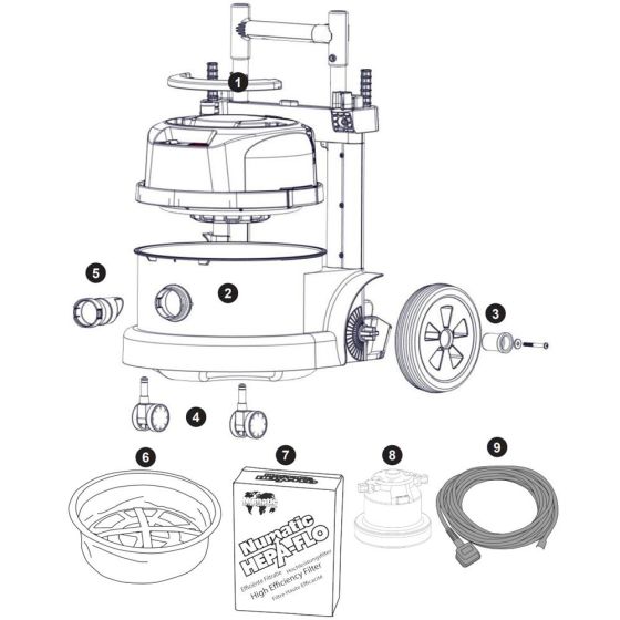 Numatic PPT220 Assembly