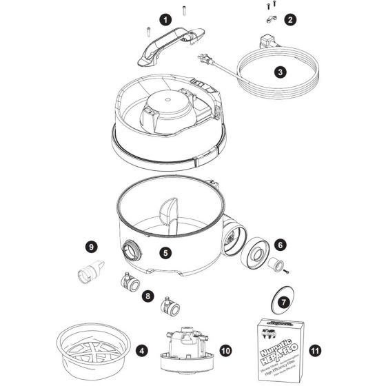 Numatic PRP180 Assembly