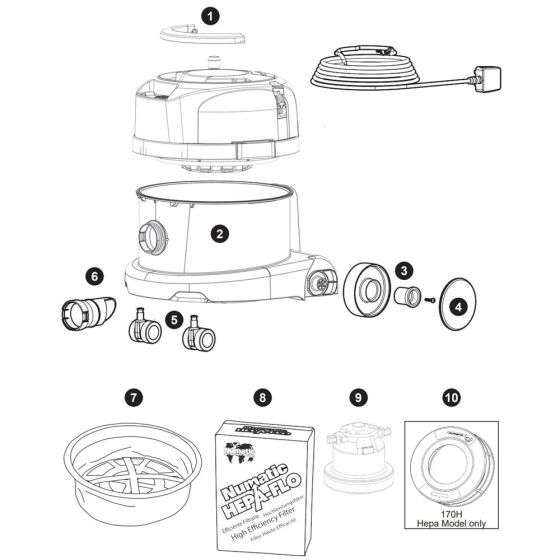 Numatic PPR170H Assembly