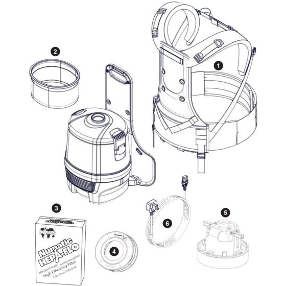 Numatic RSV150H Assembly