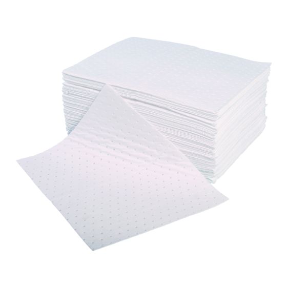 Oil & Fuel Absorbent Pads 40 x 50cm Double Weight Dispenser (Pack of 100)