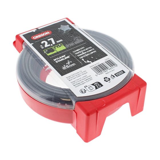 Nylium Starline 2.7mm X 15m for Oregon Grass Trimmers - OEM No. 559054