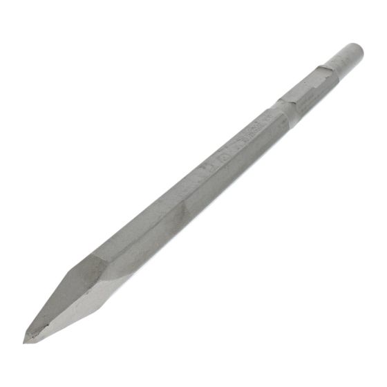 Bull Point 380mm x 21mm Hex Shank for Makita HM1200K Demolition Hammer - OEM No. P-13247