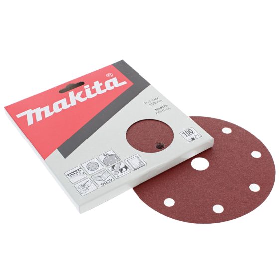 Sanding Disc G100 Velcro Bo60 for Makita BO6030, BO6040 Sander - OEM No. P-31946