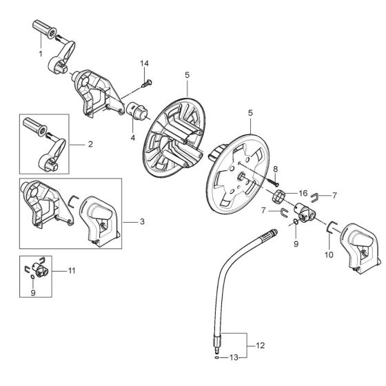 Hose Reel Assembly for Nilfisk
