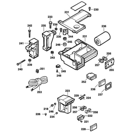 Handle Assembly for DeWalt P3312