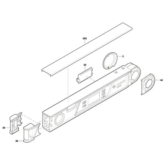 Protractor Assembly for Bosch PAM 220