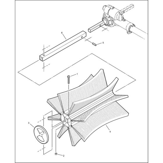 Brush for ECHO PAS-PROSWEEP