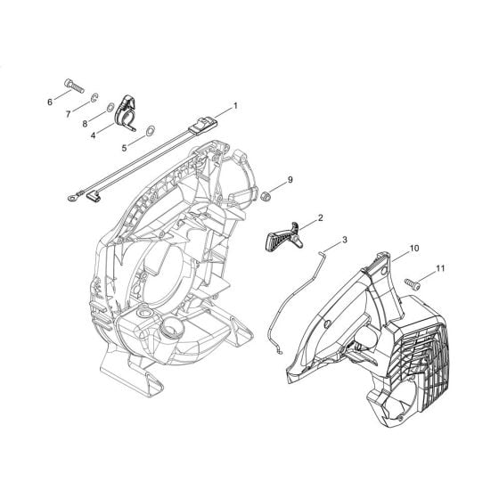 Throttle for ECHO PB-2520 Handheld Blower