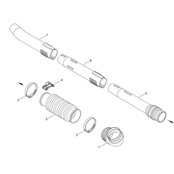 Pipe for ECHO PB-265ESLT