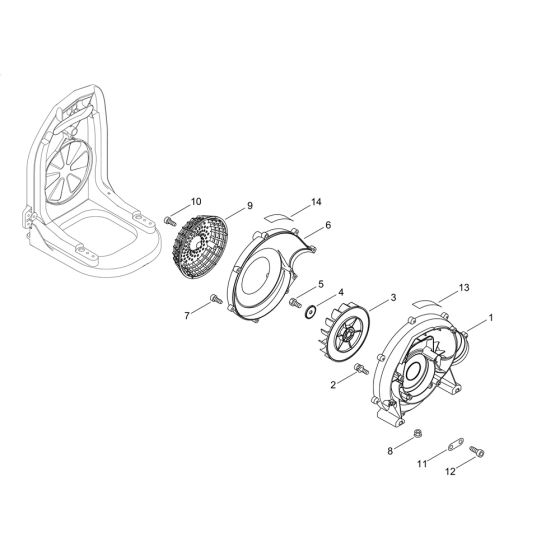 Fan Case for ECHO Blower