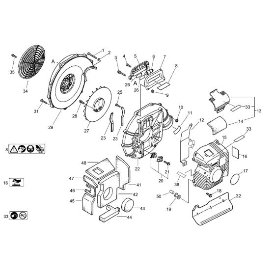 Fan Case for ECHO PB-46LN