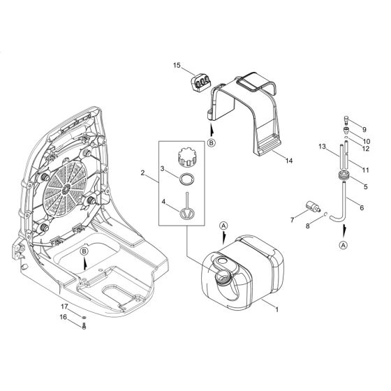 Fuel Tank for ECHO PB-580