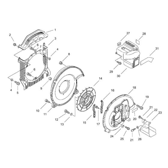 Fan Case for ECHO PB-755