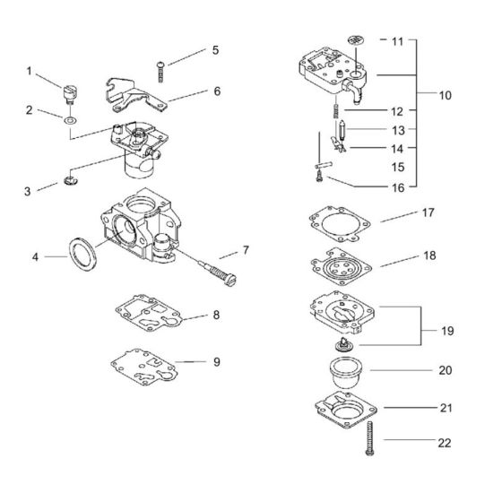 Carburetor for ECHO PB-755
