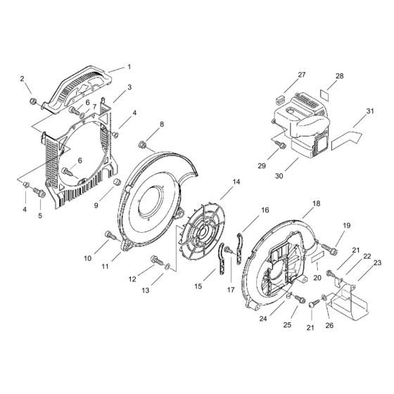 Fan Case for ECHO PB-755