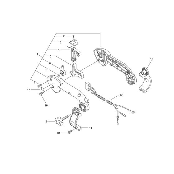 Throttle for ECHO PB-760LN