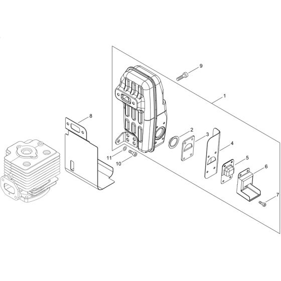Muffler for ECHO PB-770