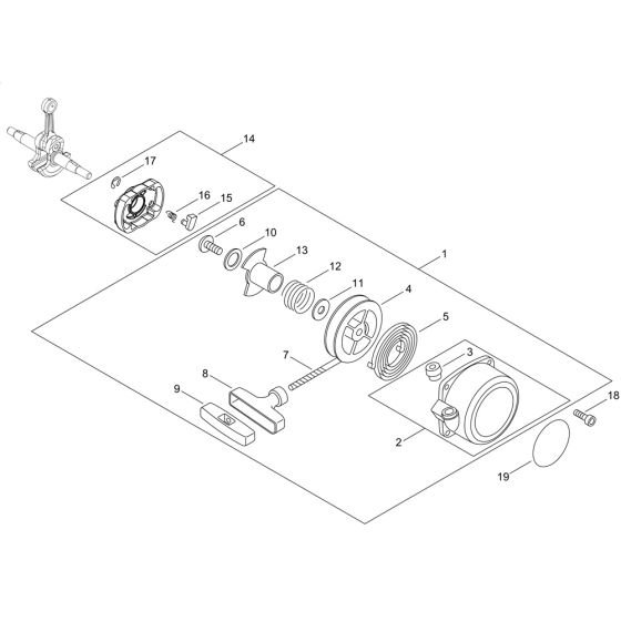 Recoil Starter for ECHO PB-770