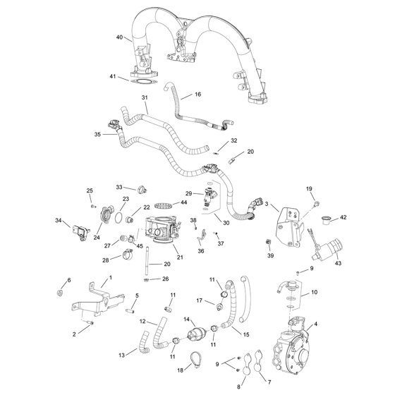 Fuel System for Kohler PCV850 Engines