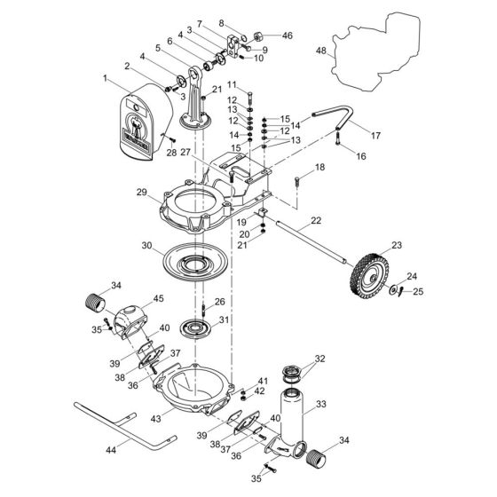 Pump Assembly for Wacker PDI2