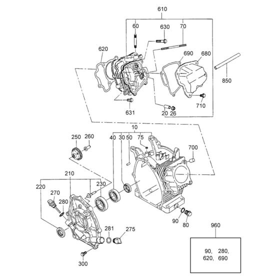 Crankcase Assembly for PDI3