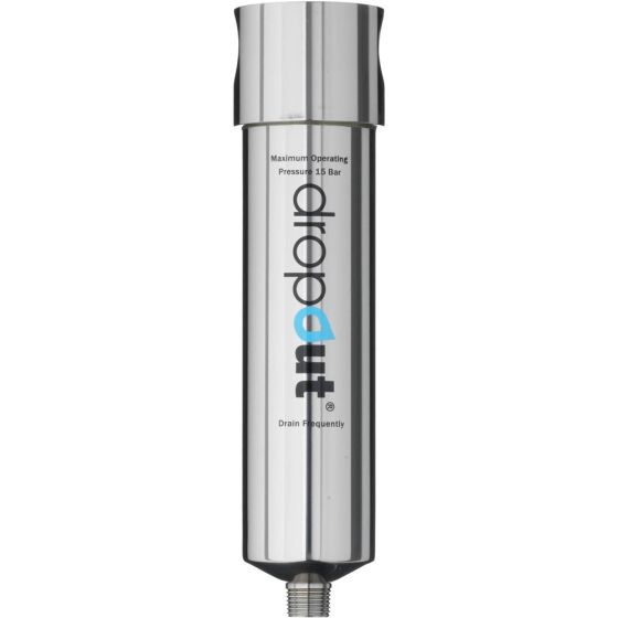 PCL Dropout Water Separator S/Steel, 900 L/Min, 1/4" Ports - PDO600S