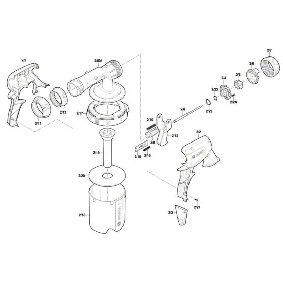 Spray Pistol Assembly